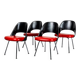 Conference chairs by Eero Saarinen for Knoll, 1960s, New York.