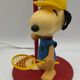 Lampe de table snoopy dog par Nuova Linea zero italie, 80s