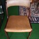 Lot de six chaises teck années 60