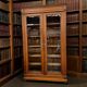 Vintage wooden laboratory cabinet/display cabinet/pharmacy cabinet
