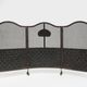 French Art Deco Wrought Iron Fireplace Screen, 1890s