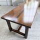 Table de ferme campagne noyer massif XL 250cm