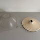 Lampe de table en métal semi-transparent et plexiglas par Harvey Guzzini, années 1960, Italie