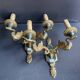 Pair of bronze wall lights – Empire style – Maison Lucien Gau