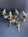 Pair of bronze wall lights – Empire style – Maison Lucien Gau