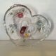 Heart-shaped catchall Walther glass Germany