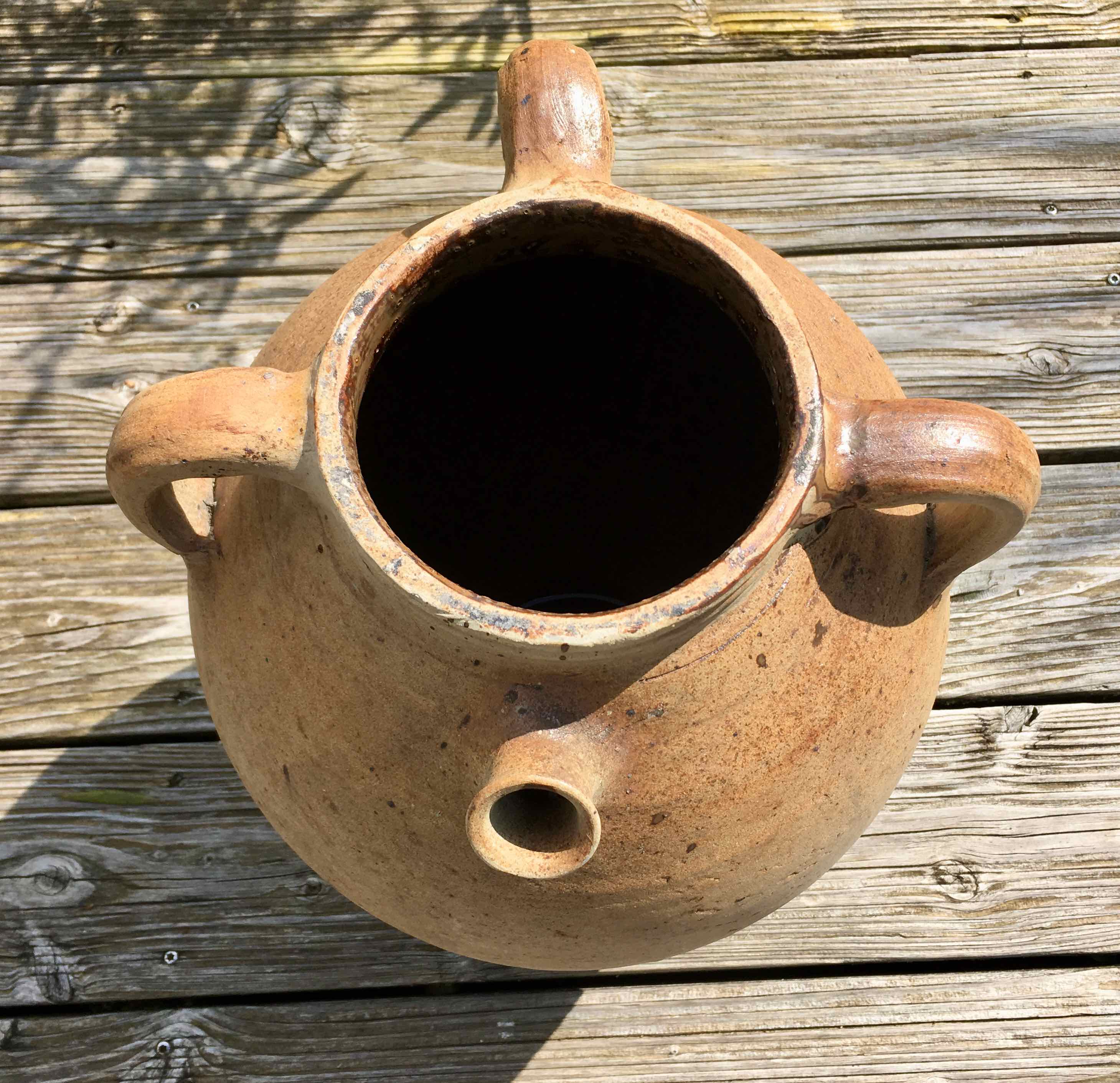Antique terracotta jar
