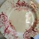 Assiette plate terre de fer faïence de Lunéville K/G