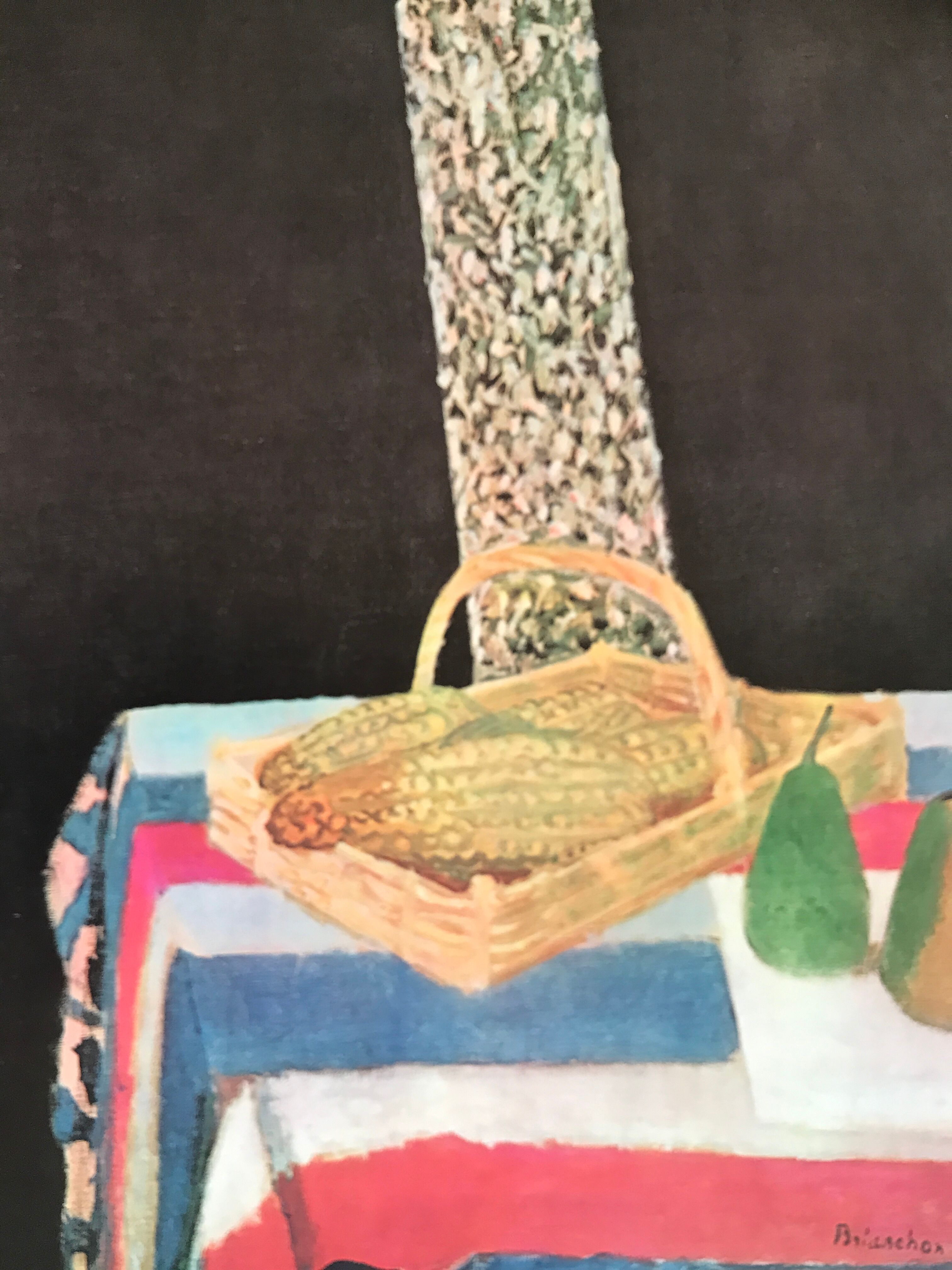 Maurice Brianchon recent works galerie yoshii 1974. original exhibition poster