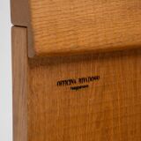 Officina Rivadossi Oak Bench, Italy 1970s
