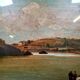 French School around 1900: oil on panel signed / view of the Doria River (Chambéry)