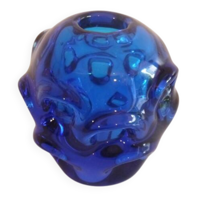 Vase scandinave en verre de Borne Augustsson 1950