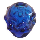 Vase scandinave en verre de Borne Augustsson 1950
