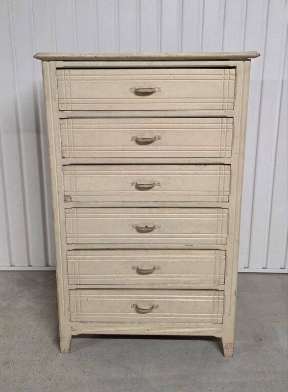 Chiffonier / Parisian chest of drawers in wood from the 1900s – 6 drawers