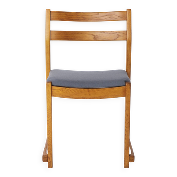 Vintage Oak Stacking Chair by Carl-Ewert Ekström – 1960s Scandinavian Desig