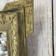 Antique mirror with a pediment