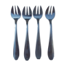 Set of 4 oyster forks