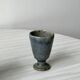 5 small mazagrans - bluish stoneware verrines Migeon La Borne CHER