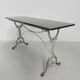 XL Garden table made in Paris, bistro table with granite top