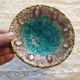 empty pocket, cup, ashtray, art enamels of Limoges around 1970