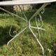 Wrought iron garden furniture