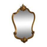 Carved wood mirror 50x39cm