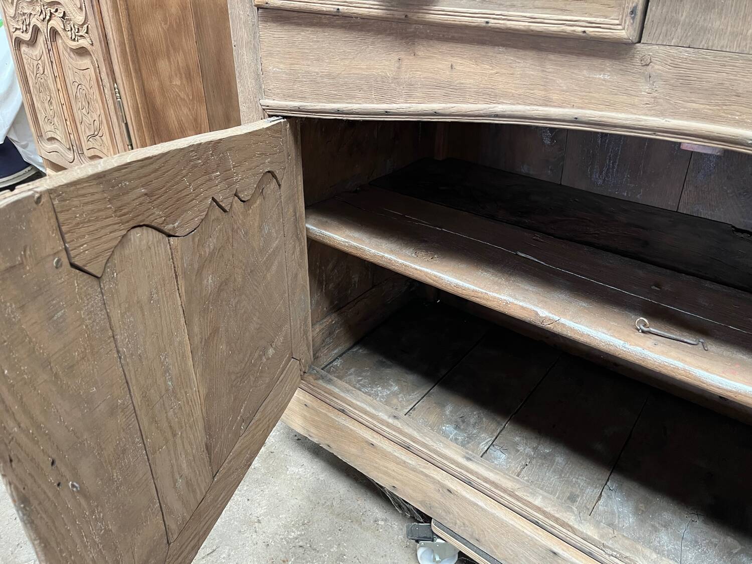 Antique oak sideboard in Provencal style