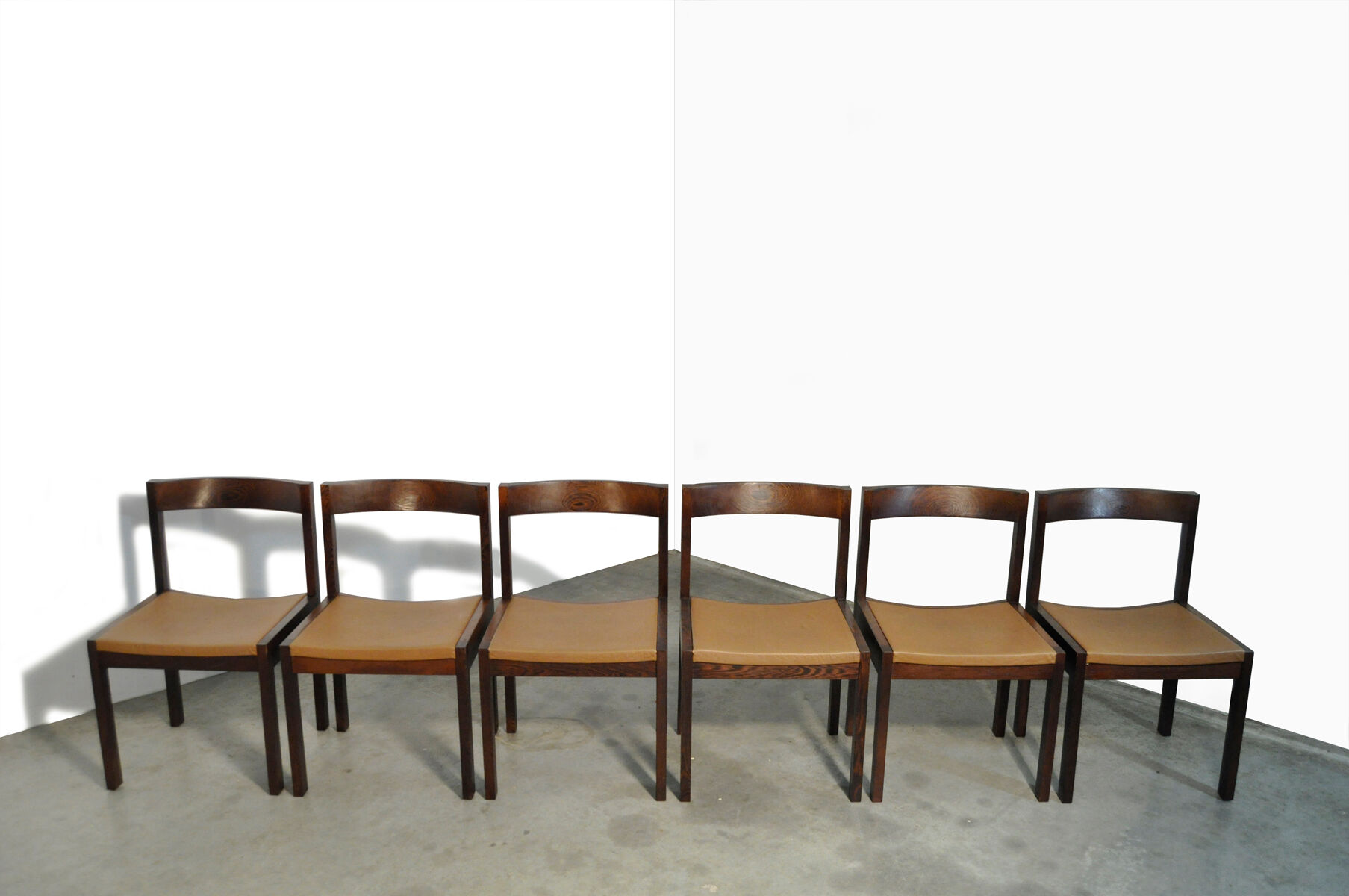 Set of 6 modern dining chairs by Gerard Geytenbeek for AZS furniture, Netherlands 1960s