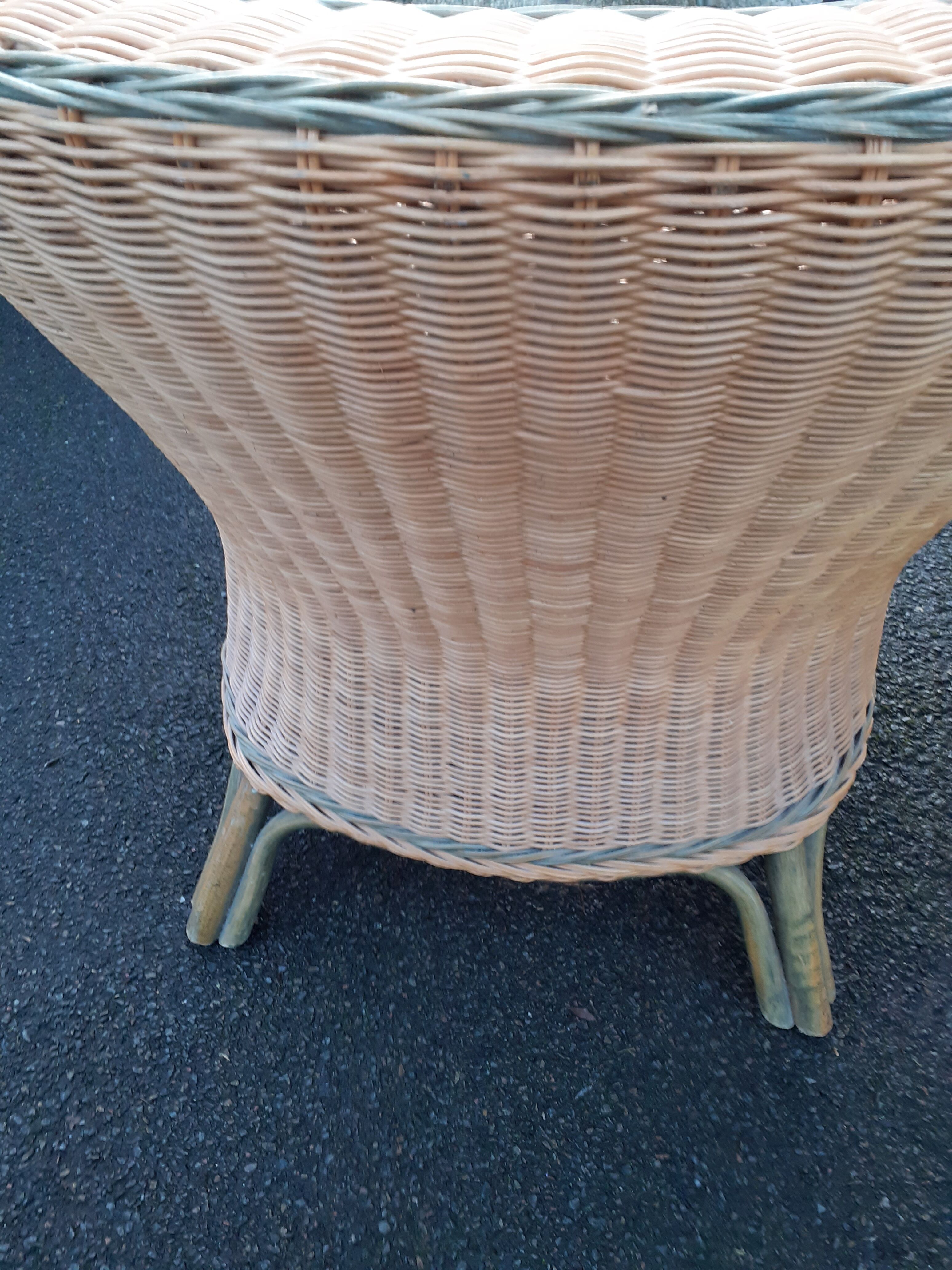 Rattan armchair