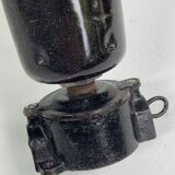 Exterior wall 1930 patinated black enamel