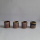 Set of 4 vintage sandstone coquetiers