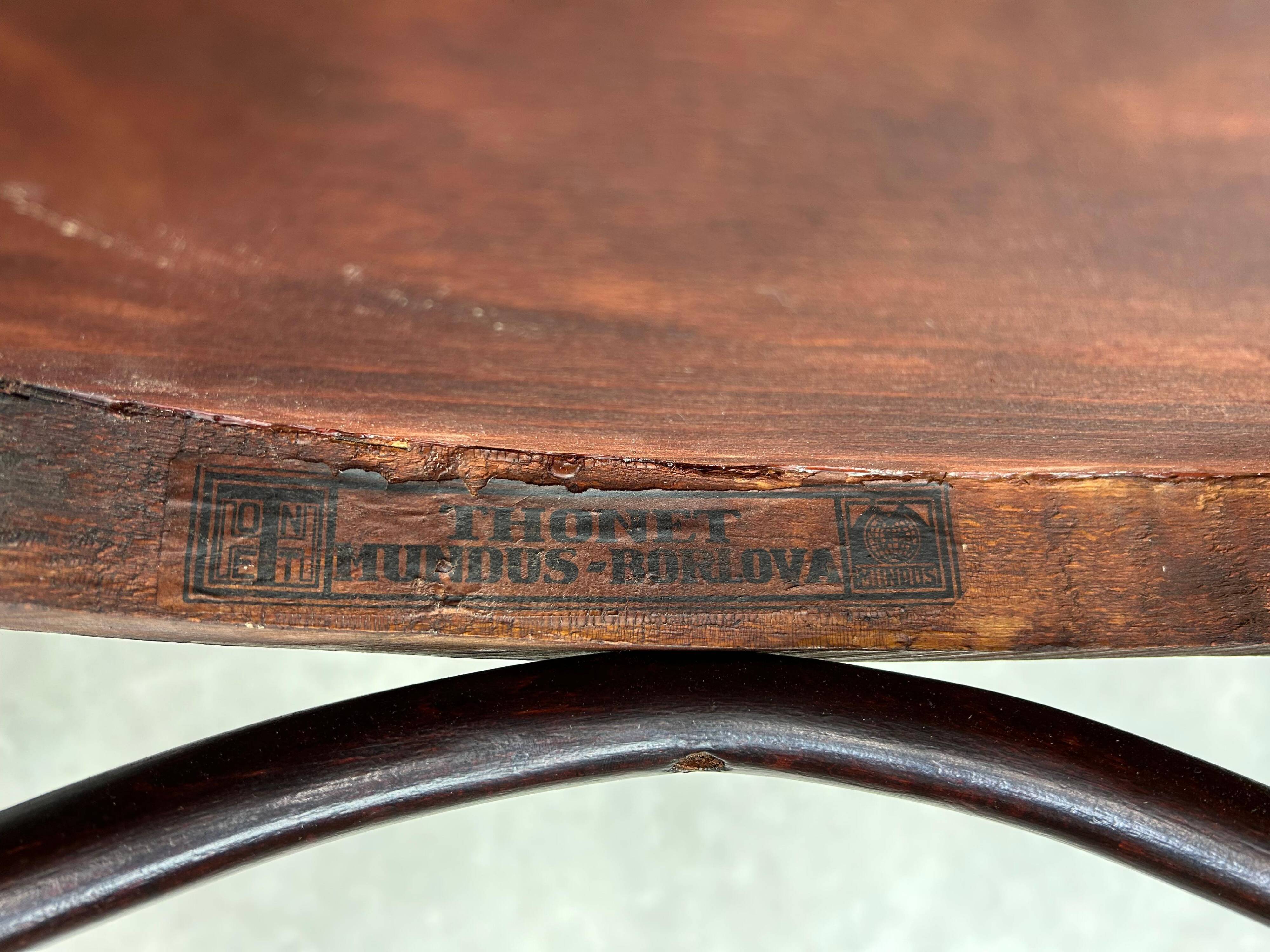 Chaise de bureau Sécession par Thonet Mundus