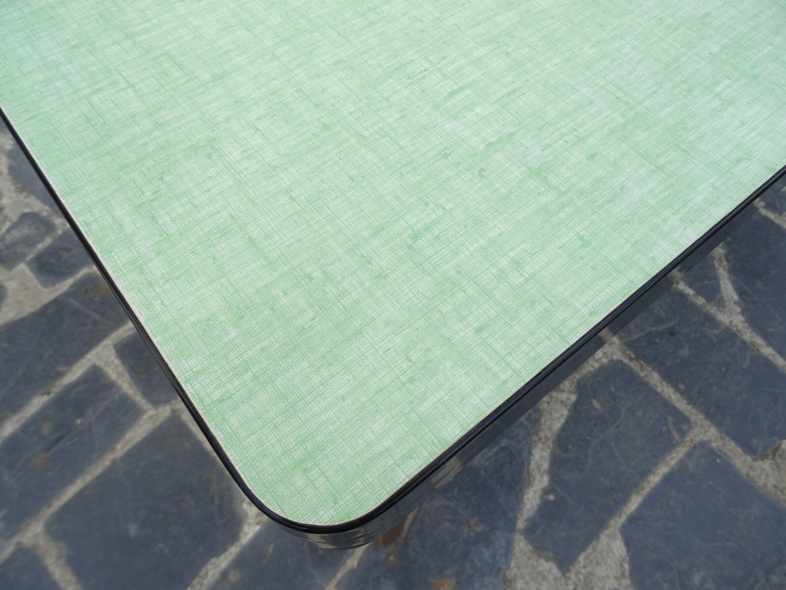 Solid oak and formica extension table