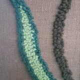 Grande tapisserie rétro à fleurs