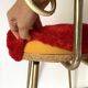 Chaise vintage "moumoute"  Pelfran