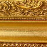 Mirror - gilded wood - décor classic moldings