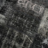 Tapis oriental blanc & noir 311x213