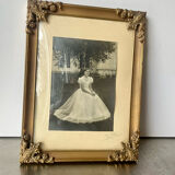 Vintage Gold colored Metal Picture Frame 25.5 cm x 19.5 cm