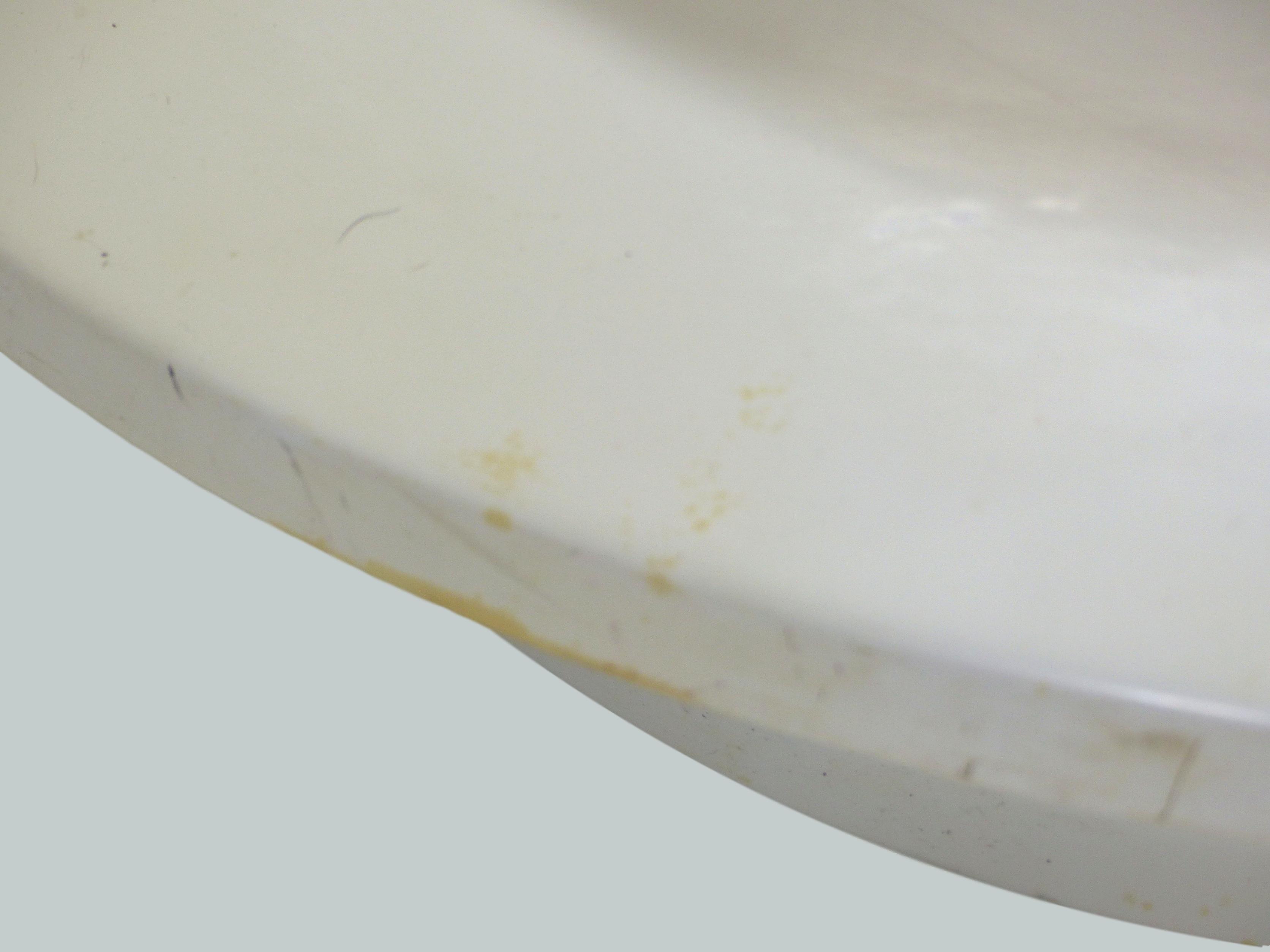 Table space age vintage glass and plastic pill