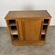 50s sliding door sideboard, wood, vintage