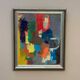 Original Swedish Oil on Panel – Conversations by Rolf Ostermann – Dated 199