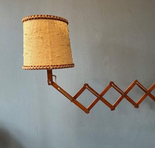 Mid-century scissor lamp