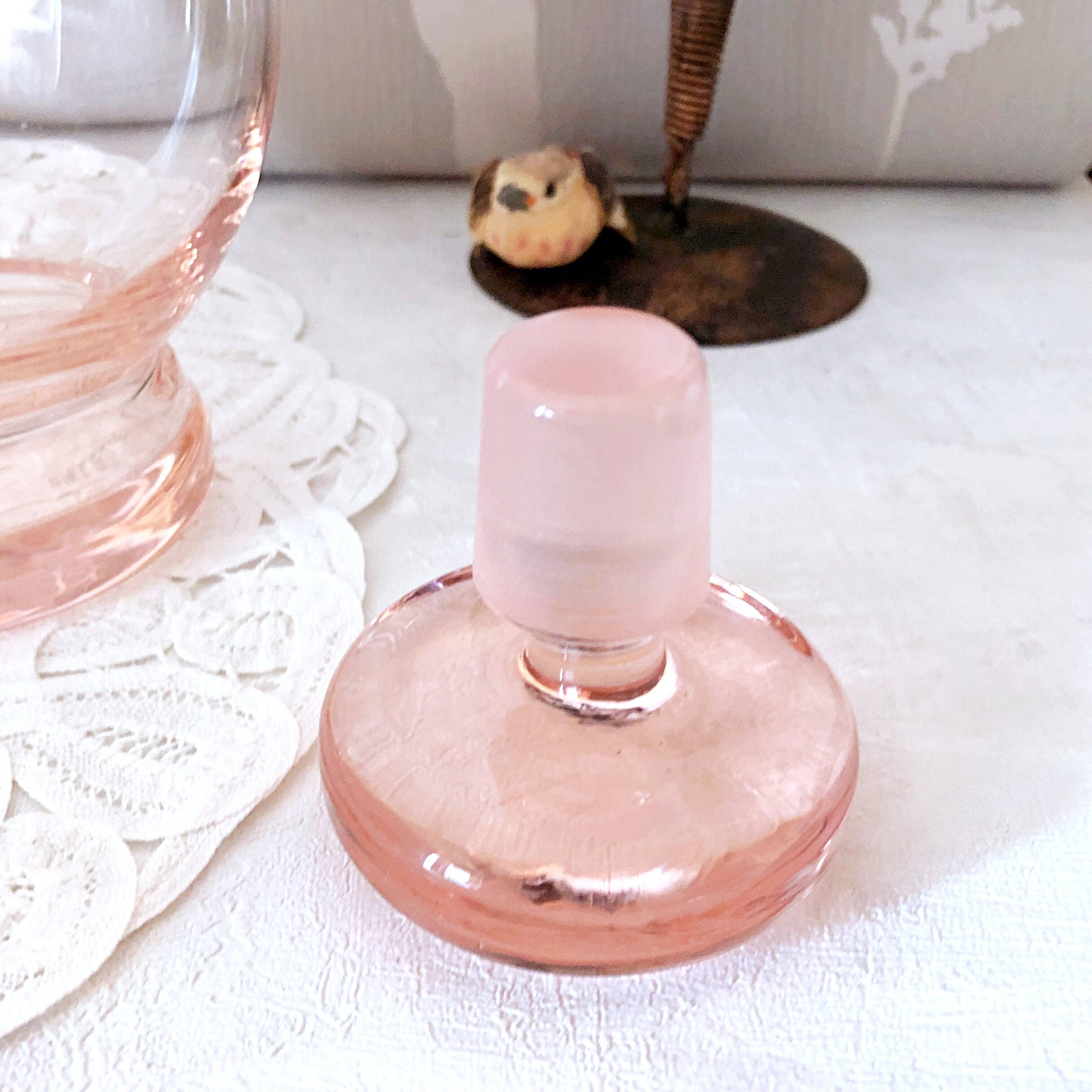 Rosé liqueur service in Hartzvillier crystal, handmade in France