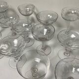 Antique champagne glasses