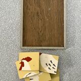 Wooden puzzle frame from the 1930s/40s depicting a rooster.