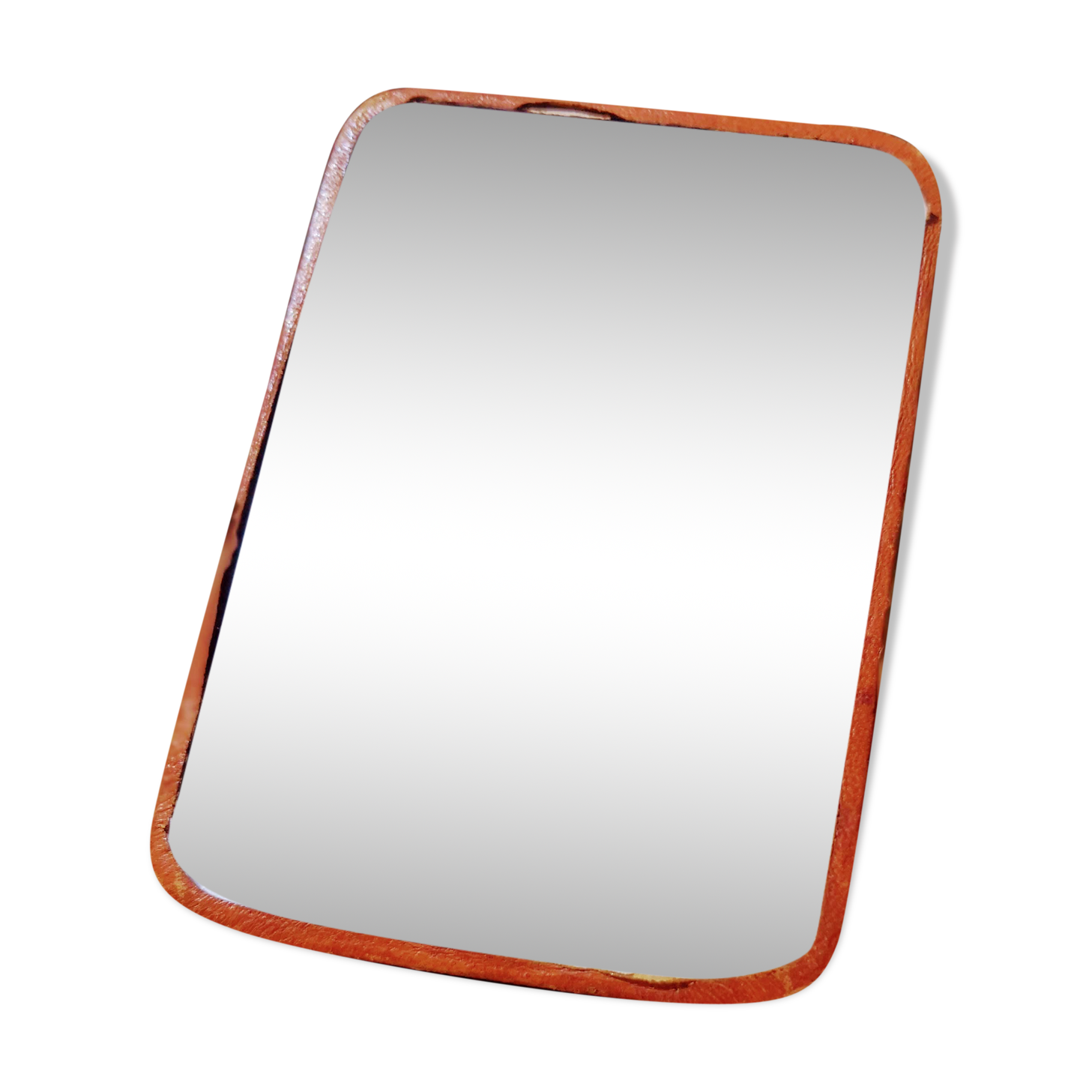 Mirror beveled barber 19x12cm