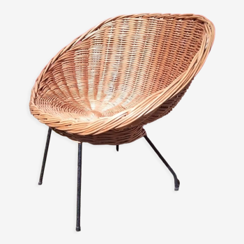 Rattan armchair