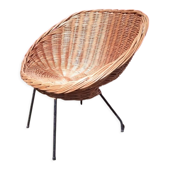 Rattan armchair