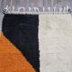 Tapis en laine pure fait main traditionnelle taille 100 x 200 cm