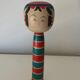Vintage 1986 Signed Kuniei Traditional Japanese Kokeshi Doll in Wood